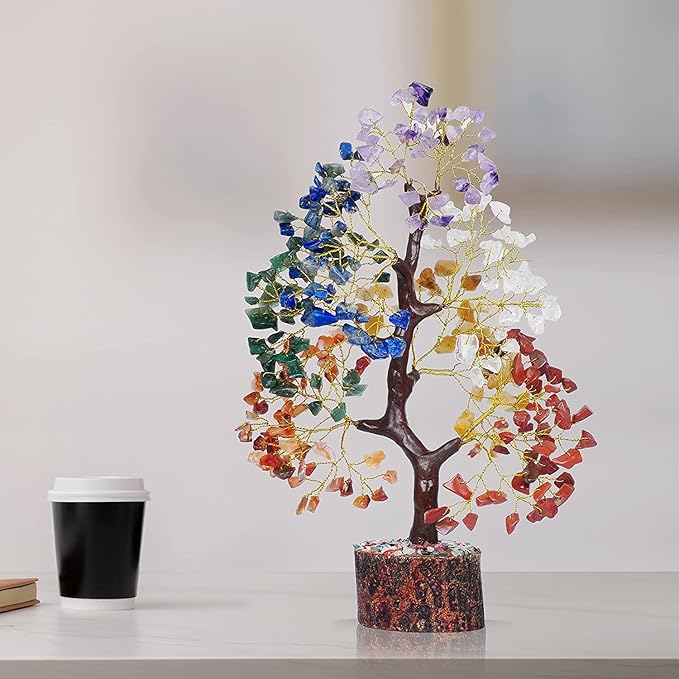 7 Chakra Good Luck Crystal Tree